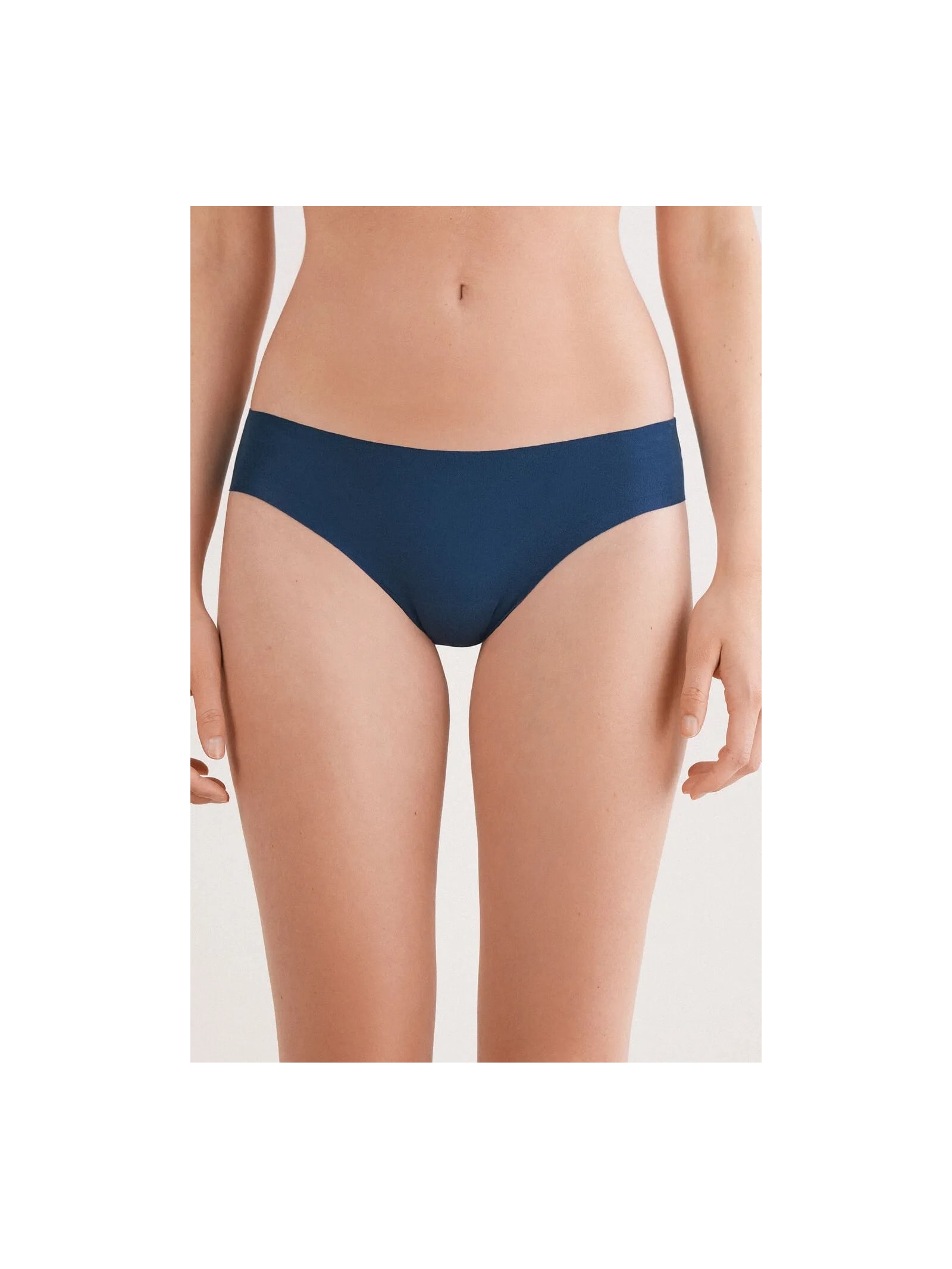 Calcinha Sem Costuras Em Algodão Supima Azul Intimissimi