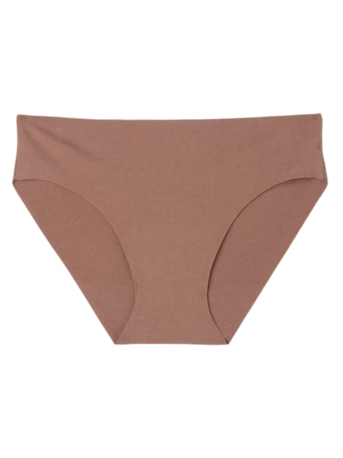 Calcinha Sem Costuras Em Algodão Supima – Marrom