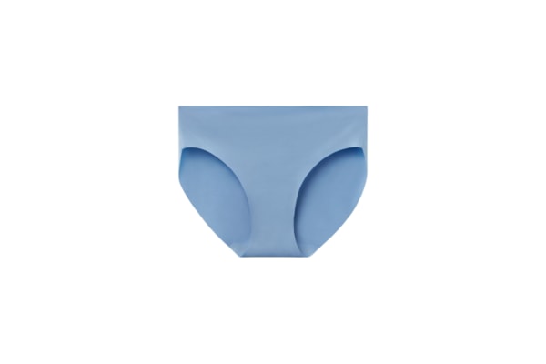 Calcinha Sem Costuras Em Microfibra - Azul