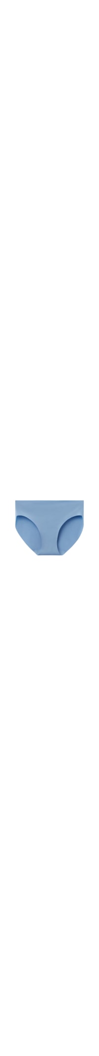Calcinha Sem Costuras Em Microfibra - Azul