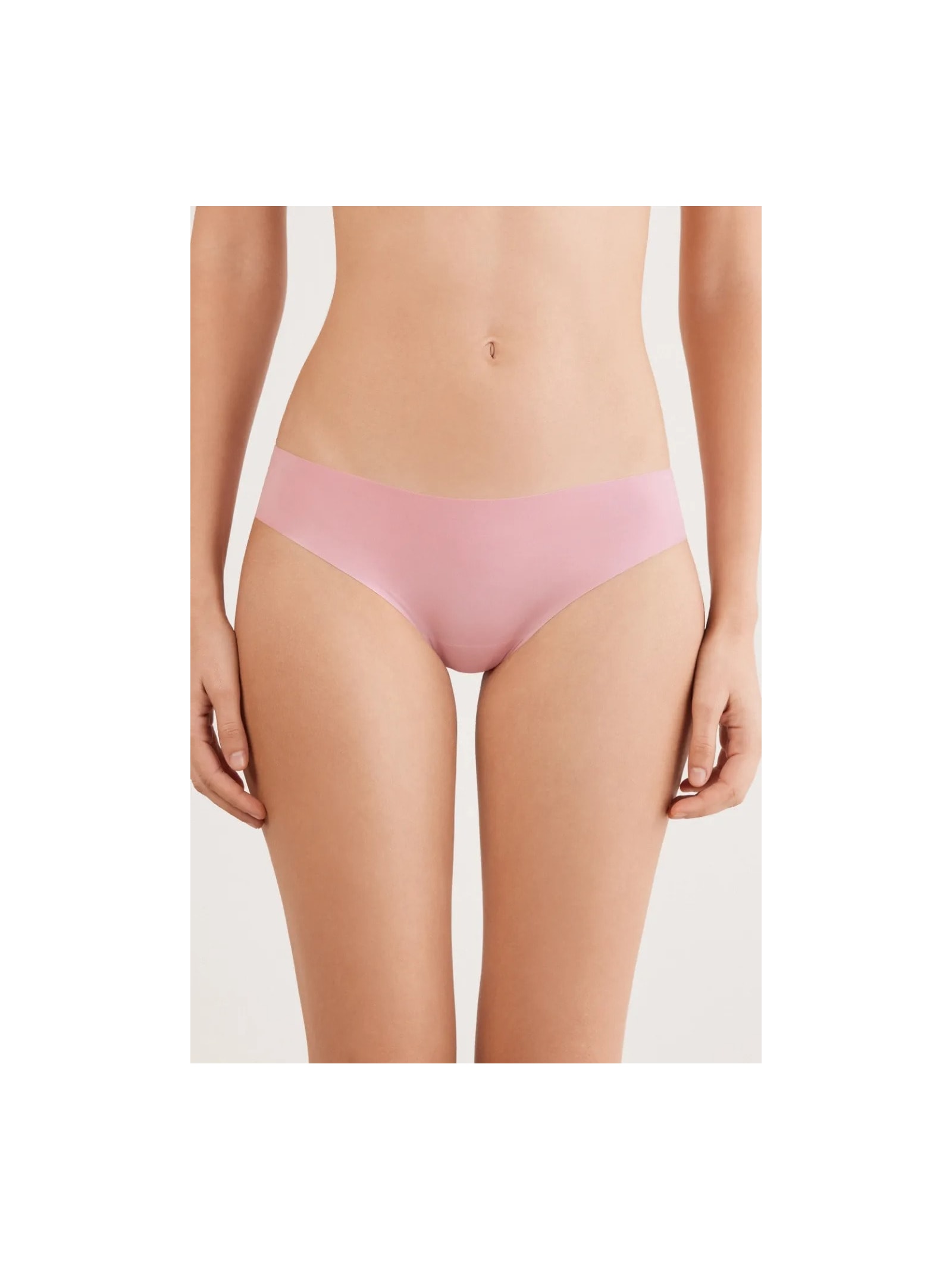 Calcinha Sem Costuras Em Microfibra Rosa Intimissimi