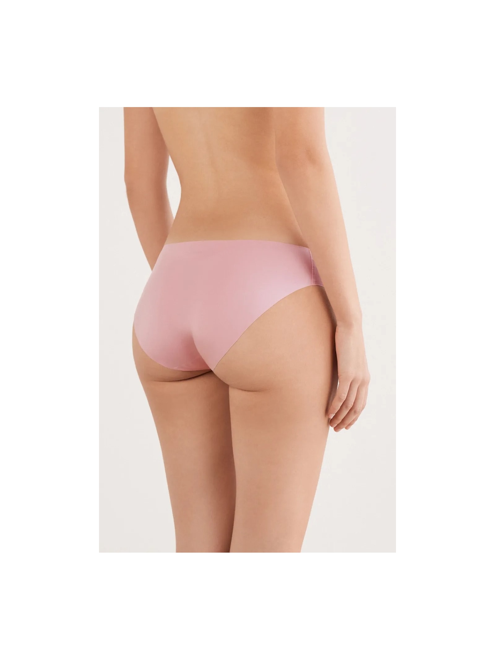 Calcinha Sem Costuras Em Microfibra Rosa Intimissimi