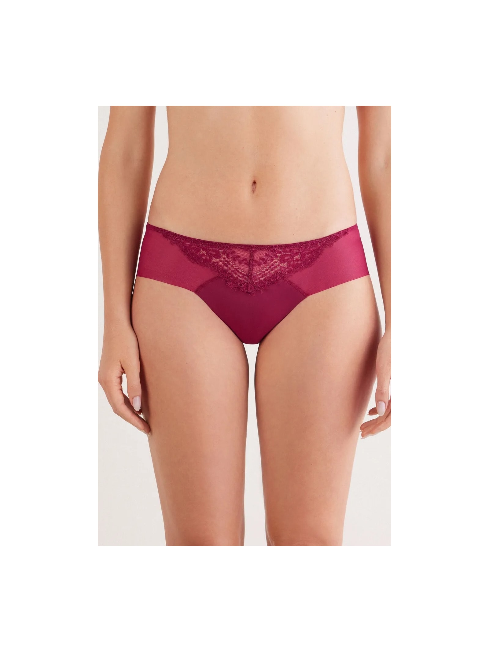 Calcinha Sheer Glamour Bordô Intimissimi