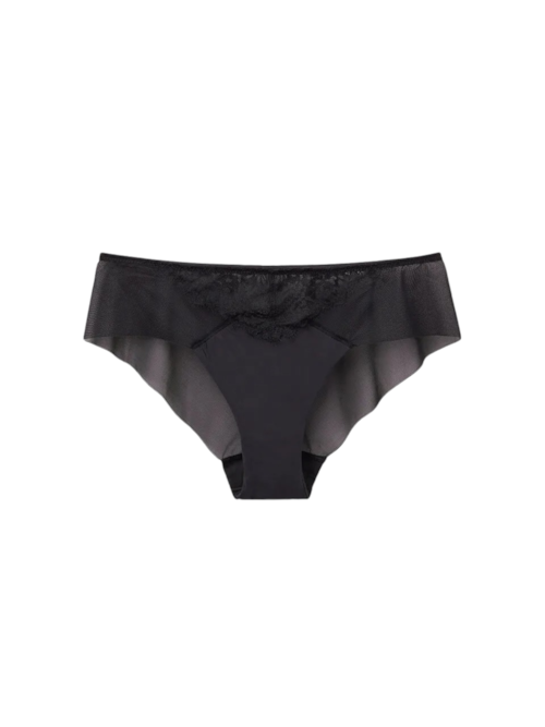 Calcinha Sheer Glamour - Preto