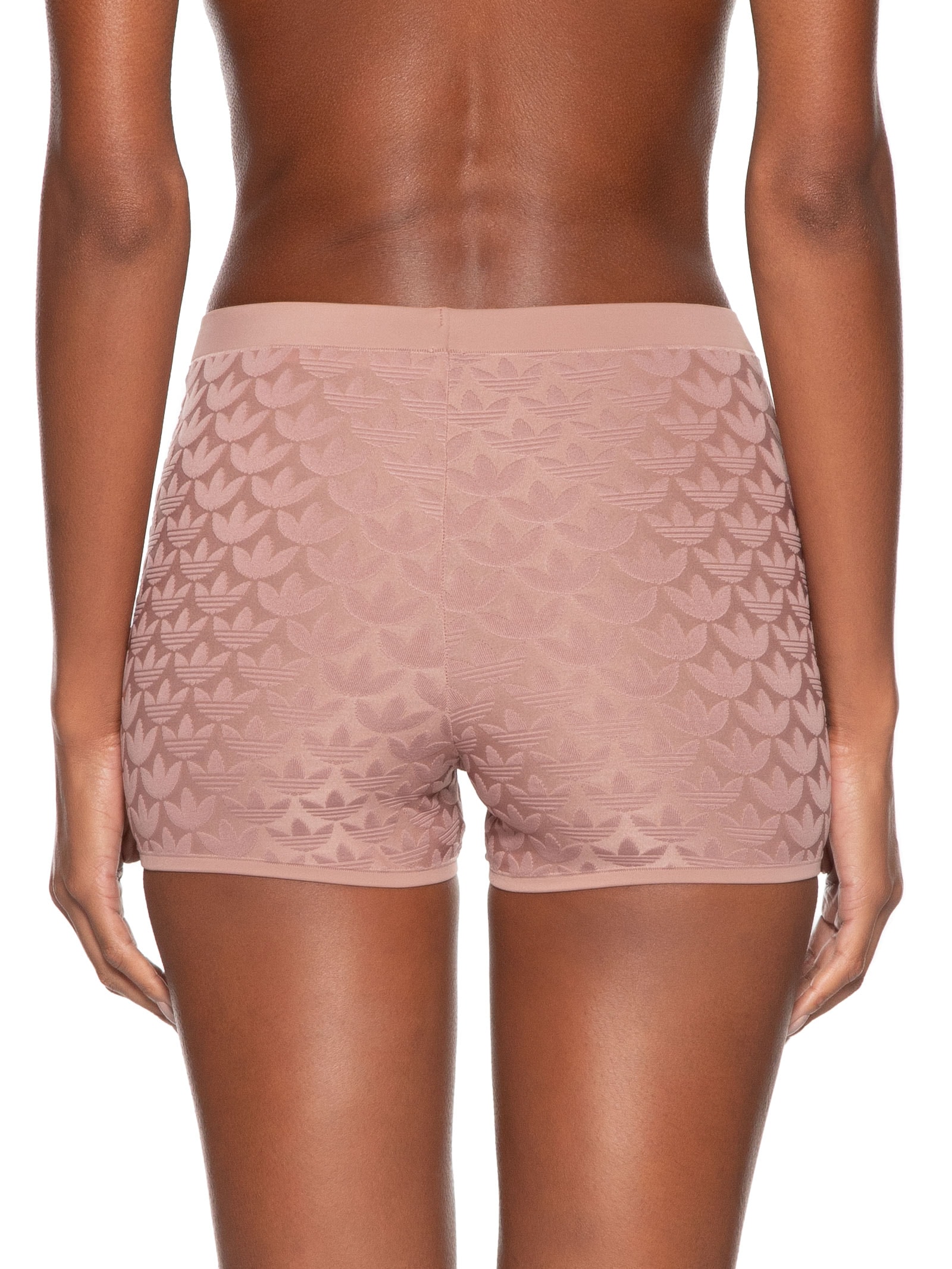 Calcinha Short Pant Microterrot Monogram Hi Rise - Bege - Adidas