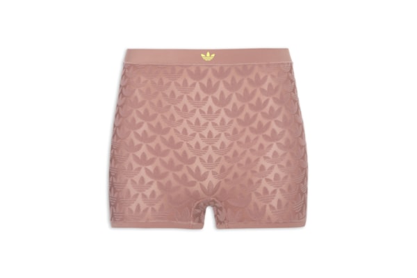 Calcinha Short Pant Microterrot Monogram Hi Rise - Bege