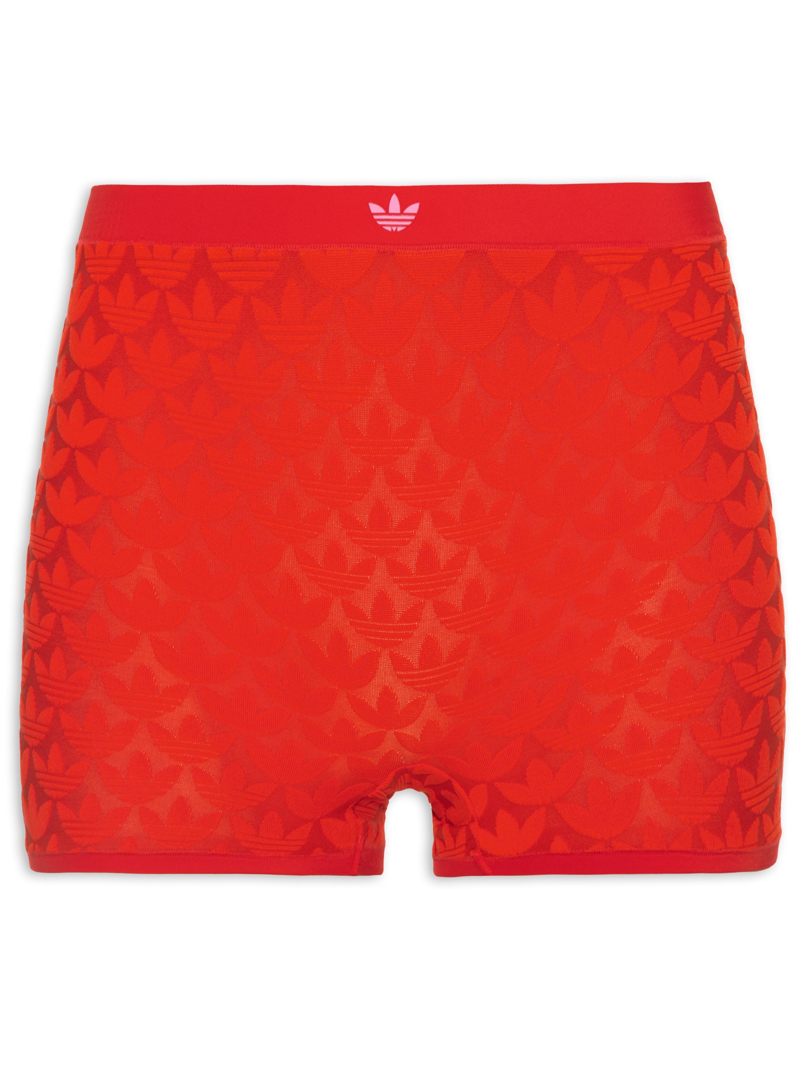 Calcinha Short Pant Microterrot Monogram Hi Rise Vermelho Adidas Originals Underwear