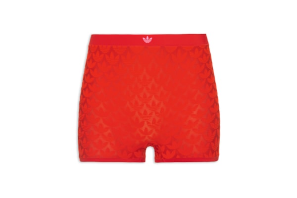 Calcinha Short Pant Microterrot Monogram Hi Rise - Vermelho