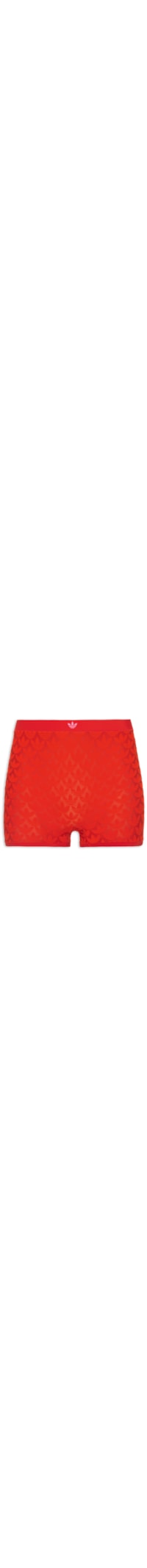 Calcinha Short Pant Microterrot Monogram Hi Rise - Vermelho