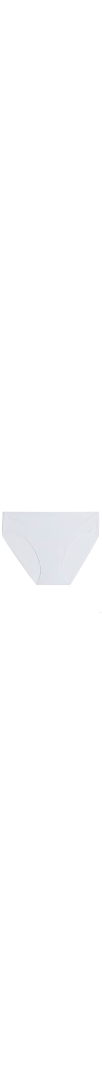 Calcinha Slip Em Algodão Supima® Sem Costuras - Branco