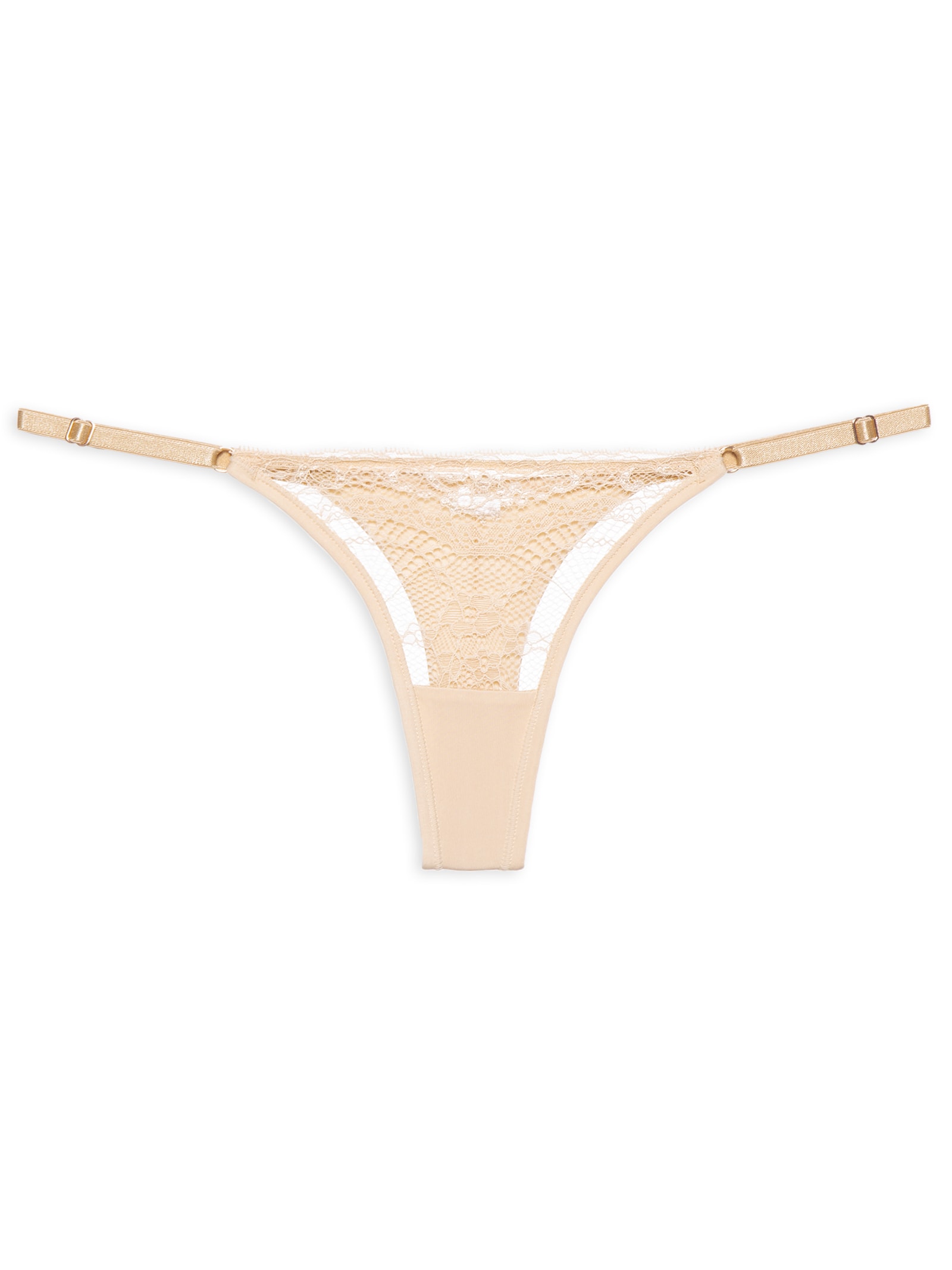 Calcinha String Bege Valisere