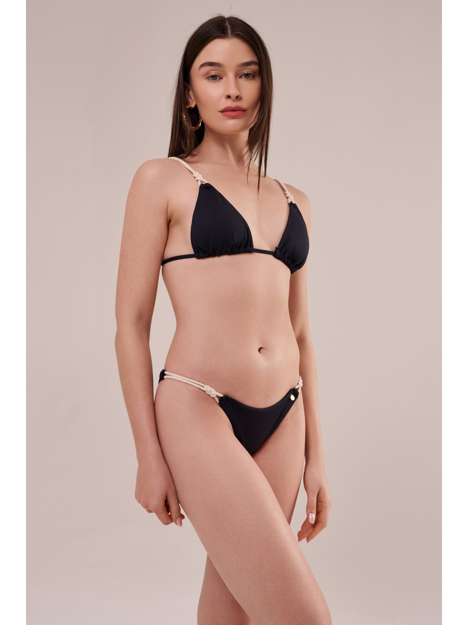 calcinha string cordel preto Suntime