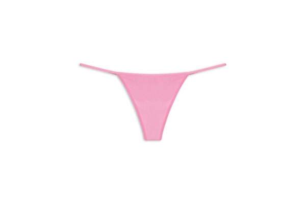 Calcinha String Fio Dental Em Microfibra - Rosa