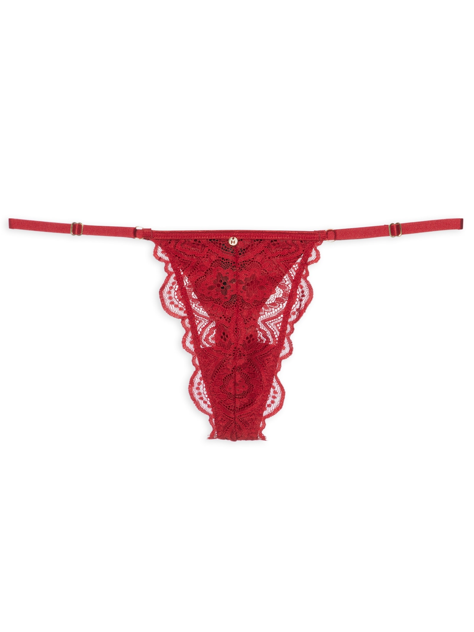Calcinha String Fio Dental Em Microfibra Vermelho Hope