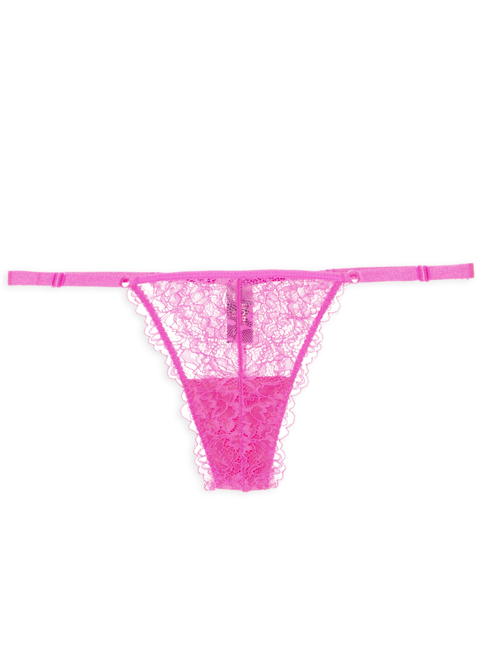 Calcinha String Fio Dental Em Renda Rosa Hope - Main Image