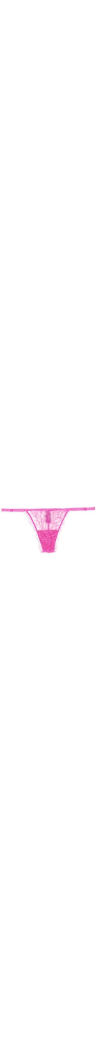 Calcinha String Fio Dental Em Renda - Rosa
