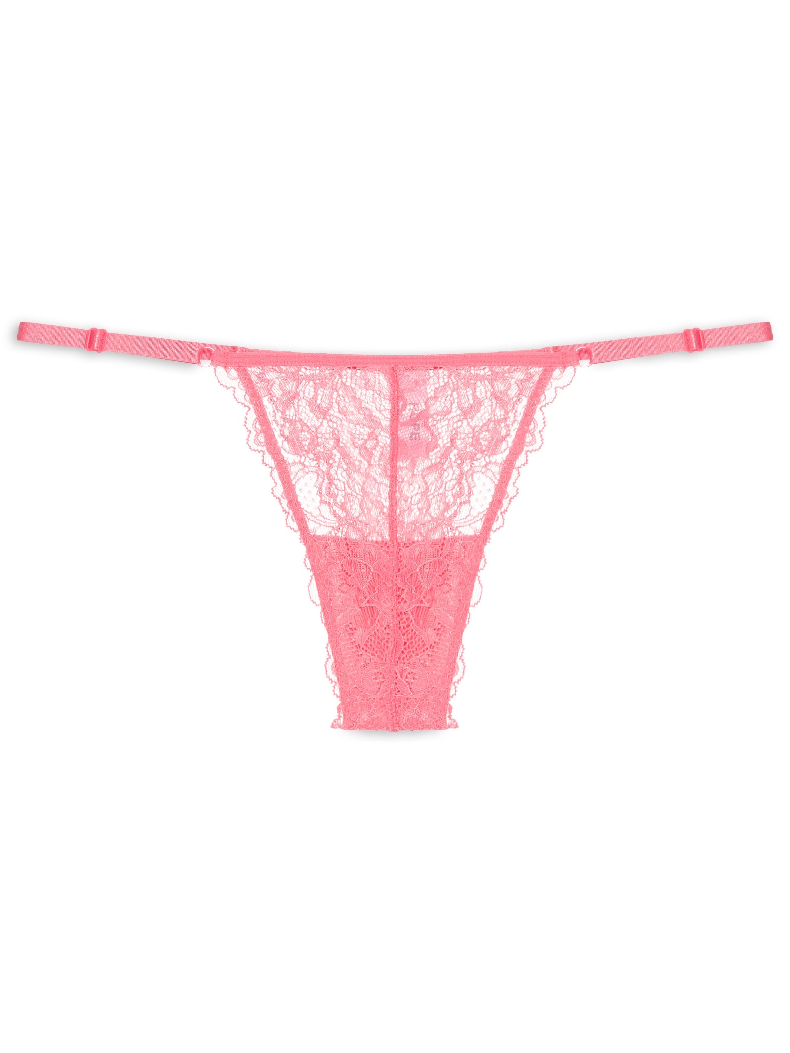 Calcinha String Fio Dental Em Renda Rosa Hope