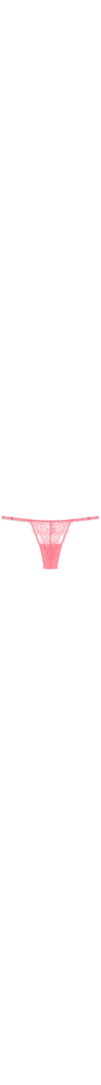 Calcinha String Fio Dental Em Renda - Rosa