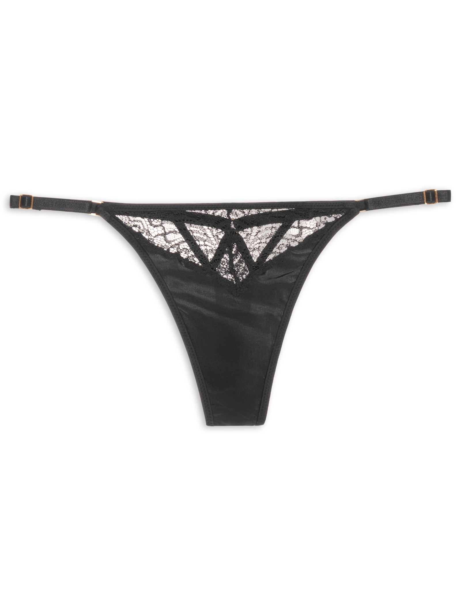  Calcinha String Fio Preto Valisere