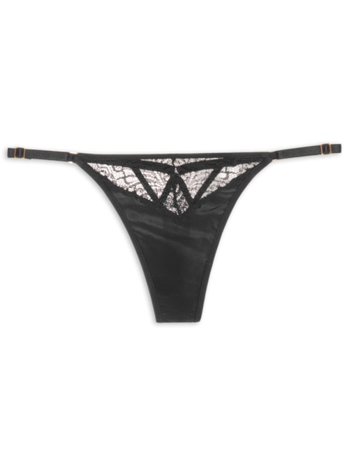 Calcinha String Fio – Preto