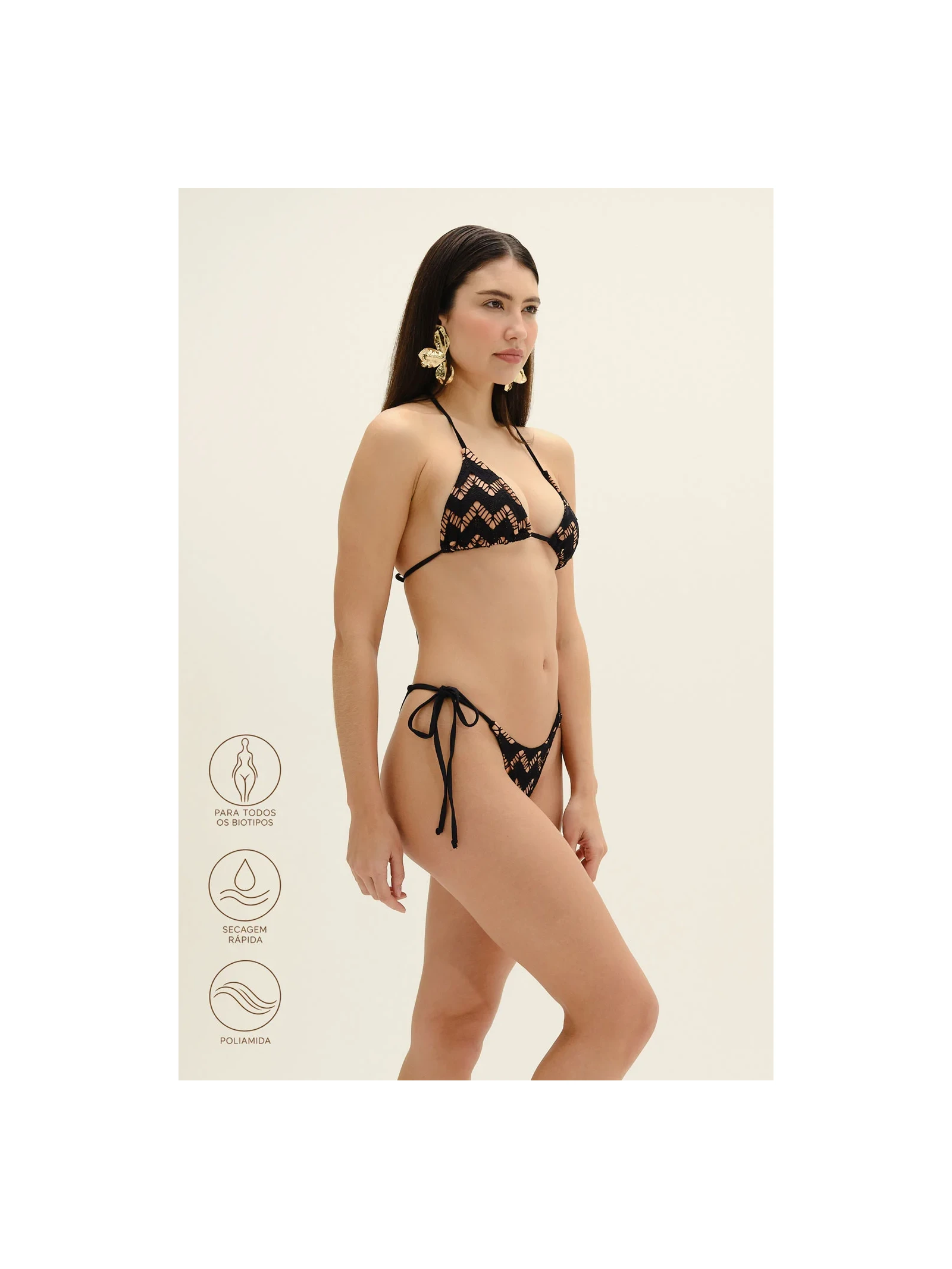 Calcinha String Mis Preto Suntime