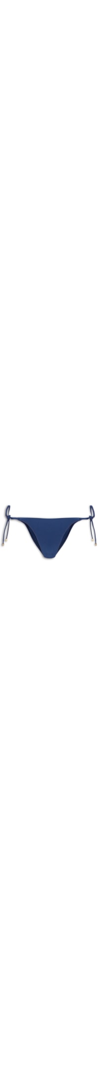 Calcinha Tanga Amarradinha Lisa - Azul