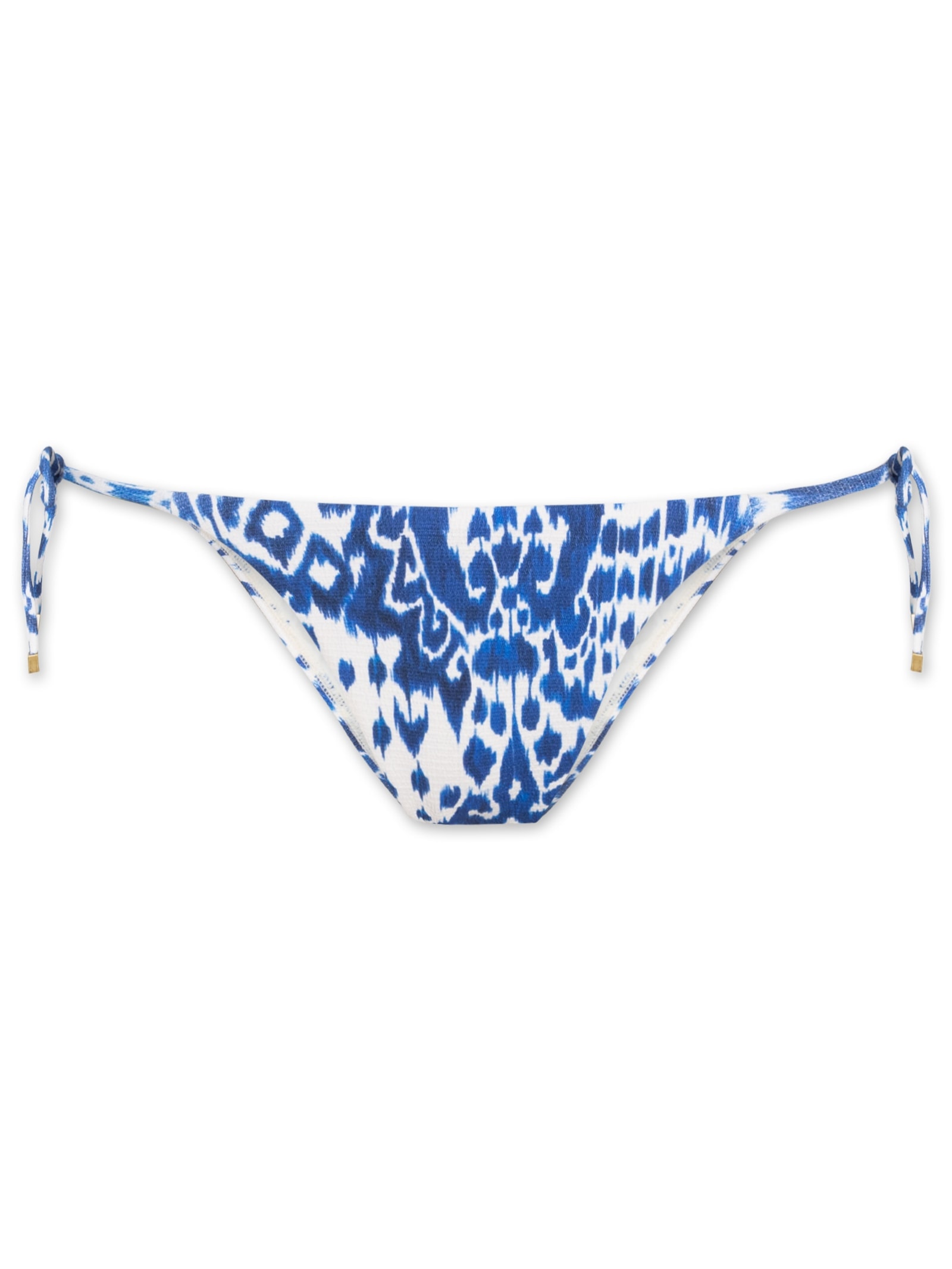 Calcinha Tanga Amarradinho Com Textura Estampado Azul Cia Marítima