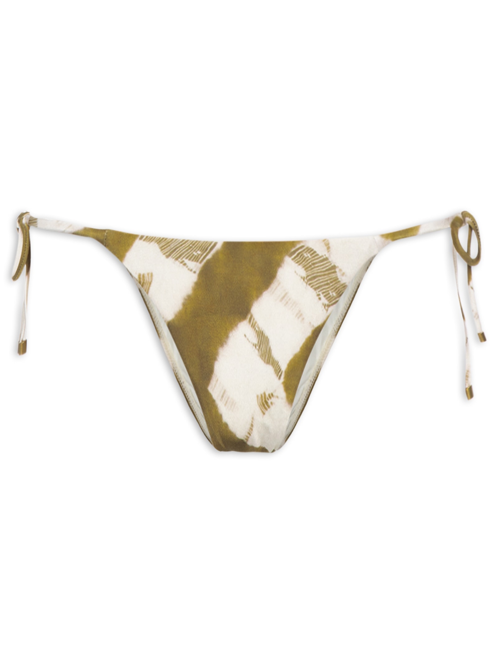 Calcinha Tanga Amarradinho Estampado Verde Cia Marítima