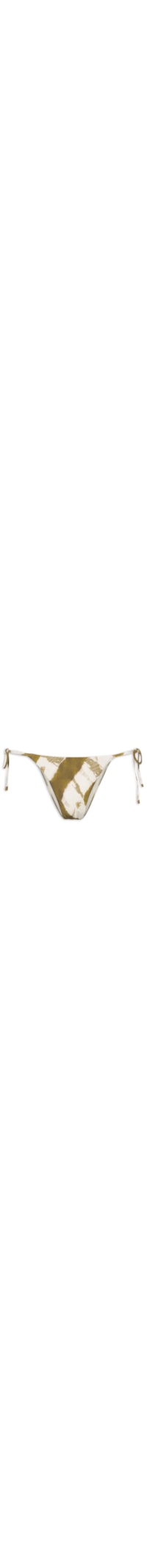 Calcinha Tanga Amarradinho Estampado - Verde