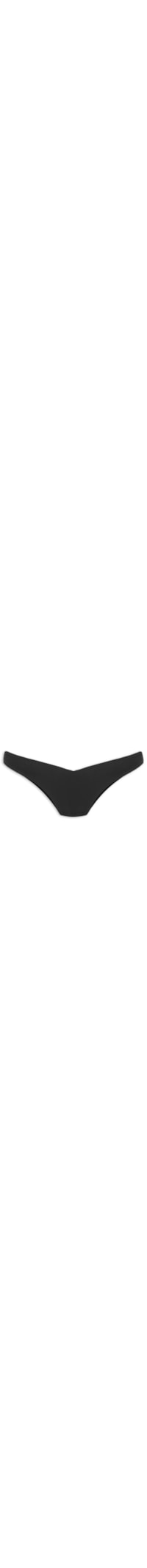 Calcinha Tanga Asa Delta Lisa - Preto