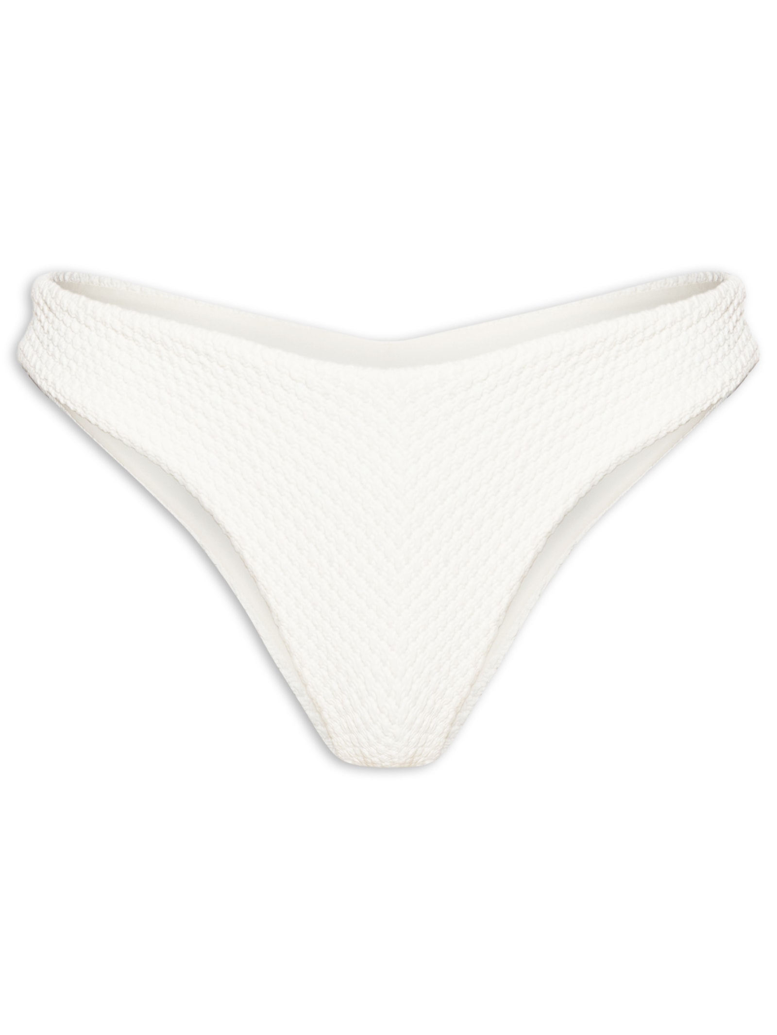 Calcinha Tanga Asa Delta Textura Liso Branco Cia Marítima