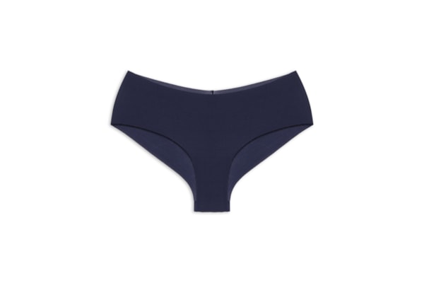 Calcinha Tanga Brasileira Em Microfibra - Azul