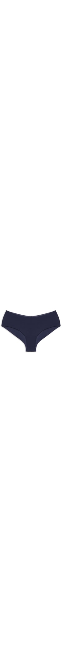 Calcinha Tanga Brasileira Em Microfibra - Azul