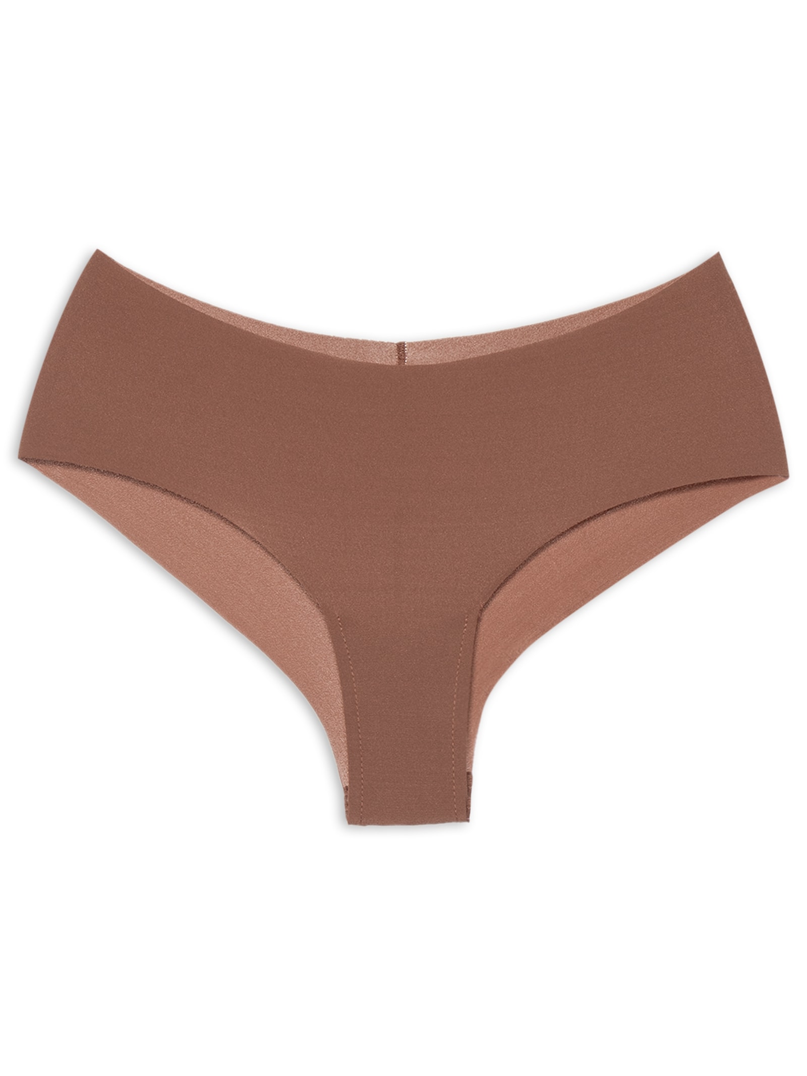 Calcinha Tanga Brasileira Em Microfibra Marrom Hope