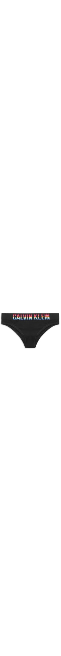 Calcinha Tanga Contton Ck Pride - Preto