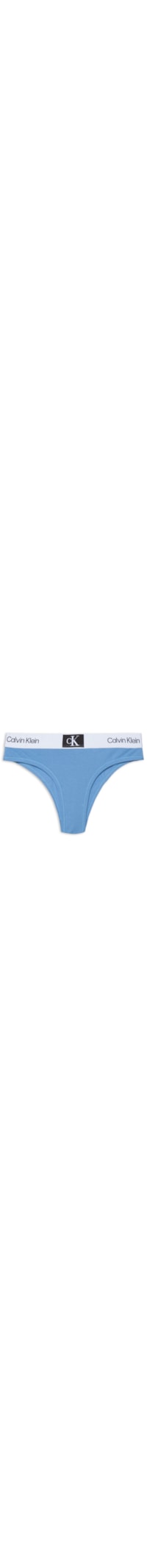 Calcinha Tanga Cotton Ck 1996 - Azul