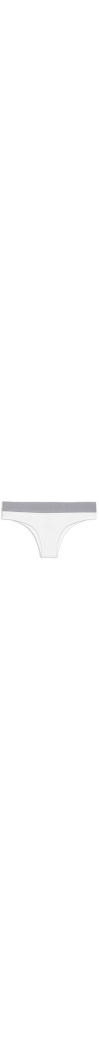 Calcinha Tanga Cotton Ck Pure - Branco