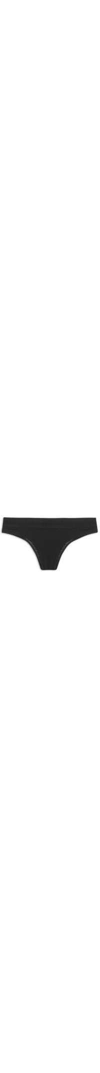 Calcinha Tanga Cotton Pure - Preto
