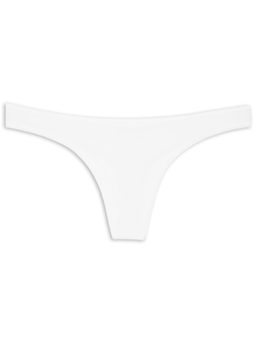 Calcinha Tanga Fio Básico Todo Dia – Branco