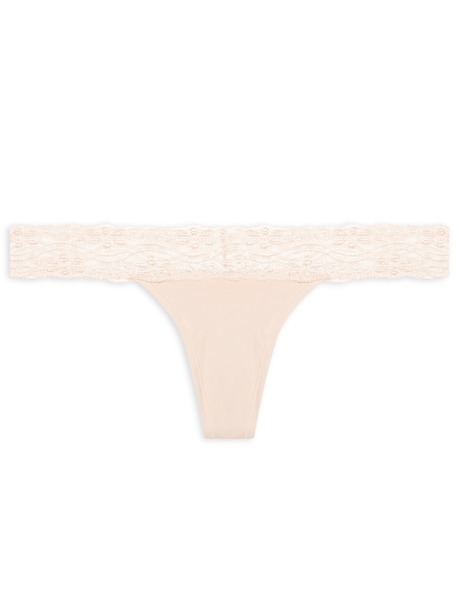 Calcinha Tanga Fio Bege Valisere