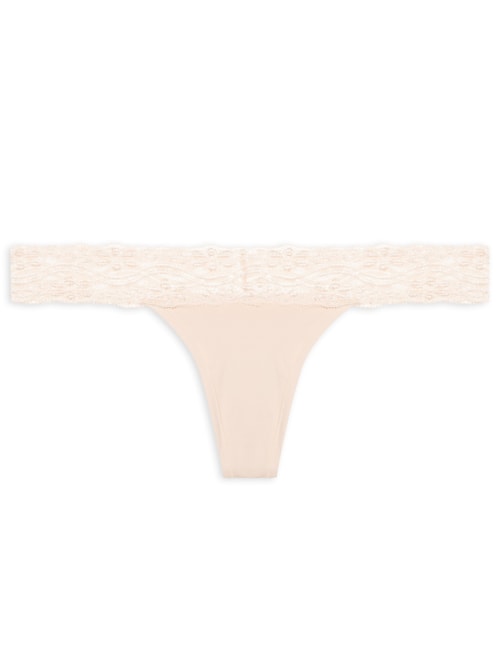 Calcinha Tanga Fio – Bege