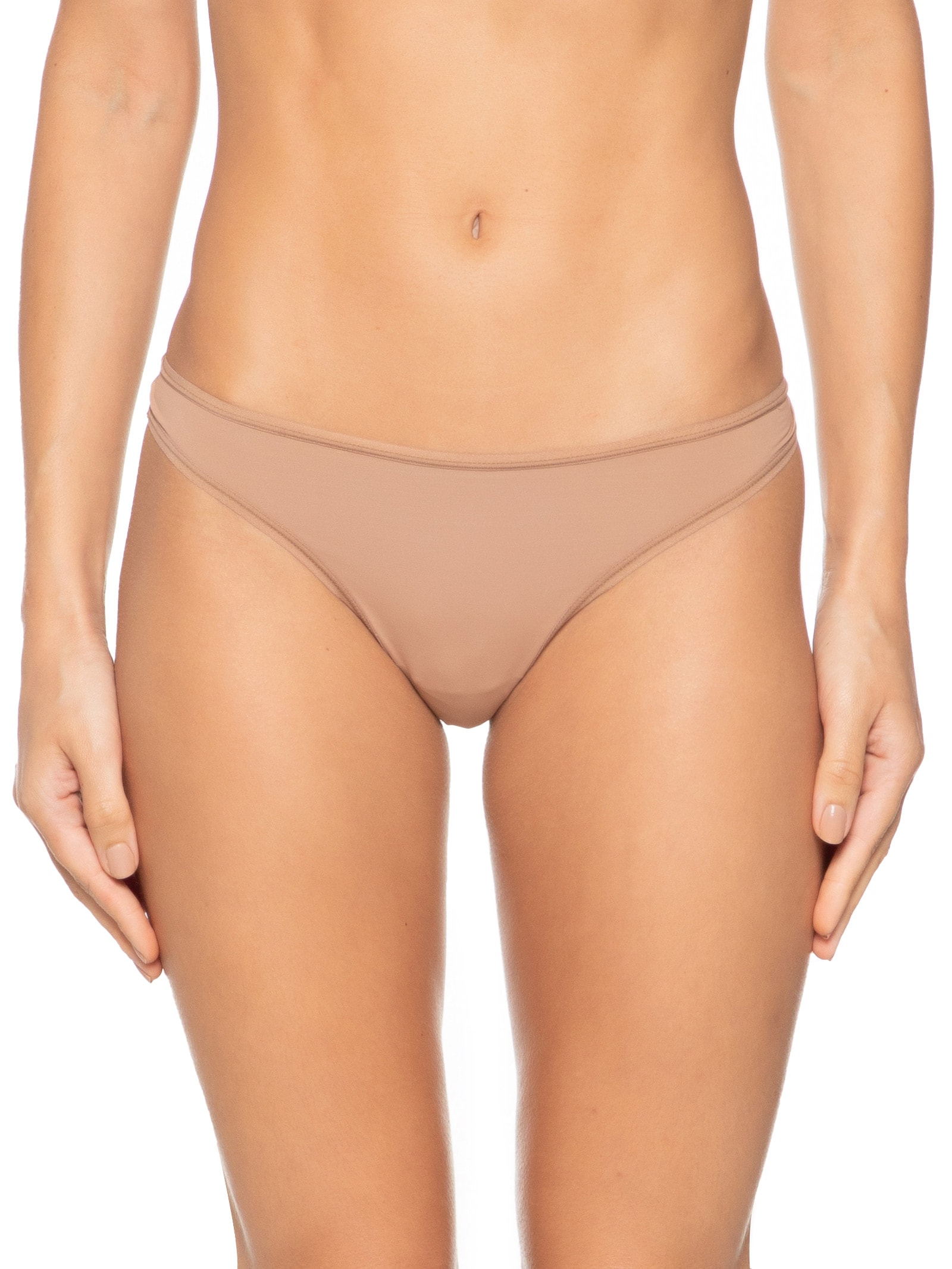 Calcinha Tanga Fio Bege Valisere