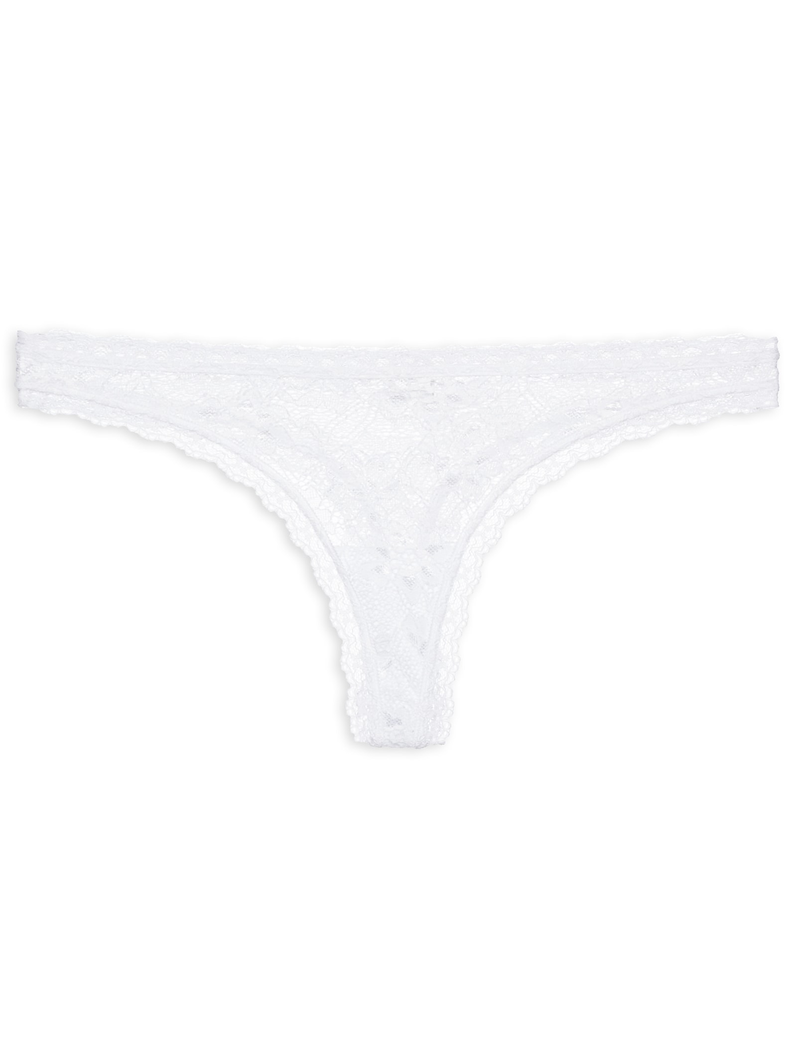 Calcinha Tanga Fio Branco Valisere