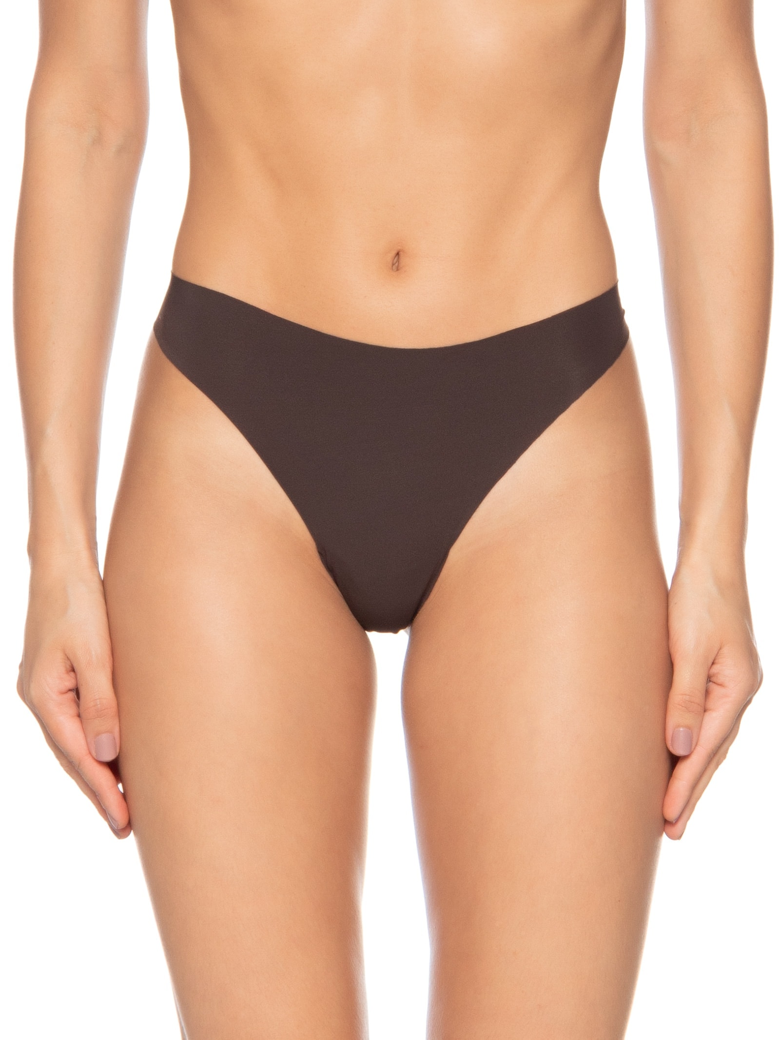 Calcinha Tanga Fio Dental Marrom Valisere