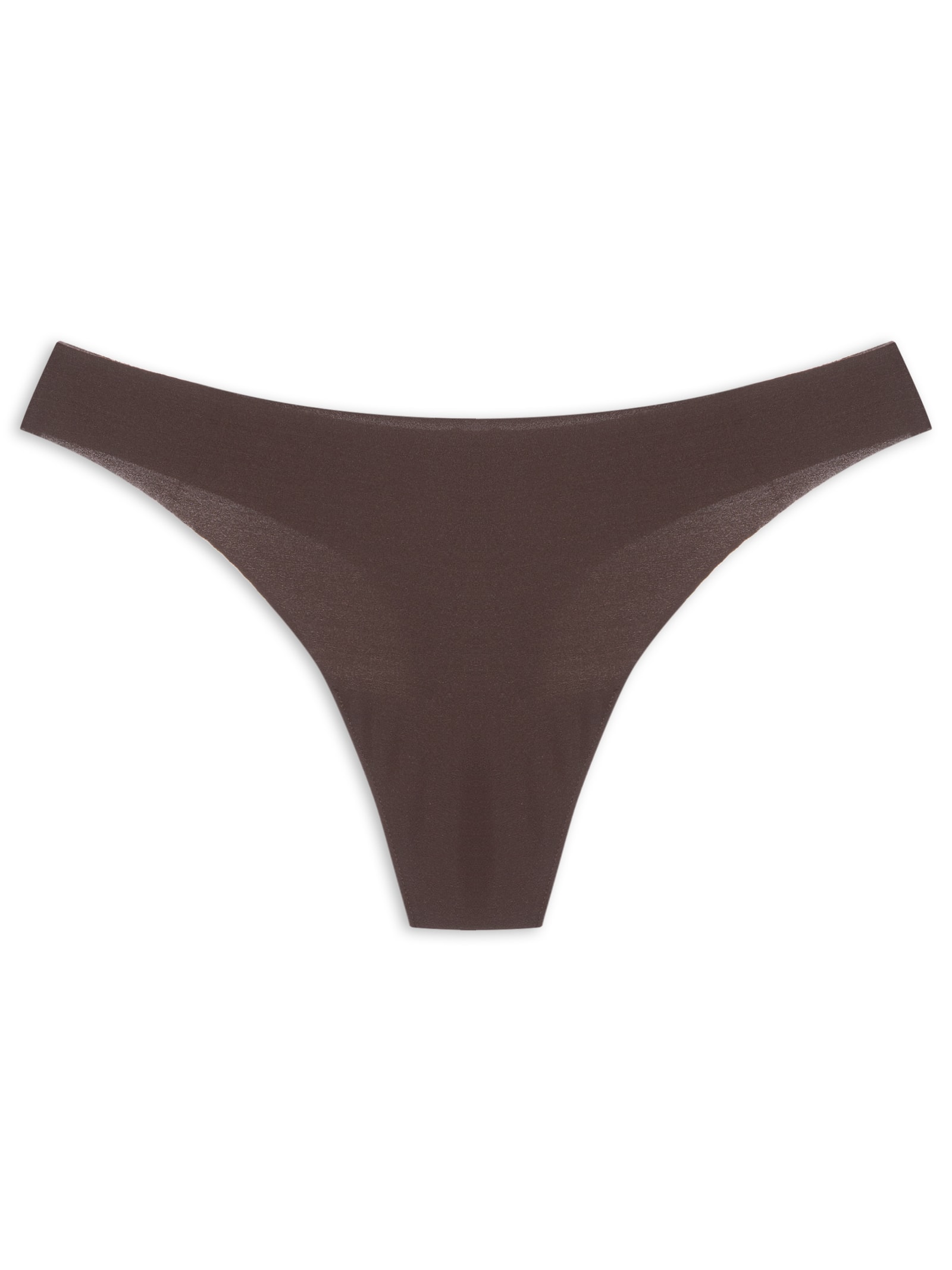 Calcinha Tanga Fio Dental Marrom Valisere