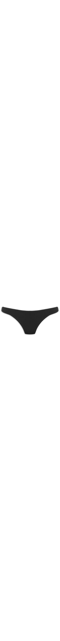 Calcinha Tanga Fio Duplo Lisa - Preto