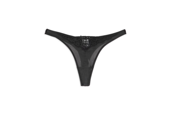 Calcinha Tanga Fio - Preto
