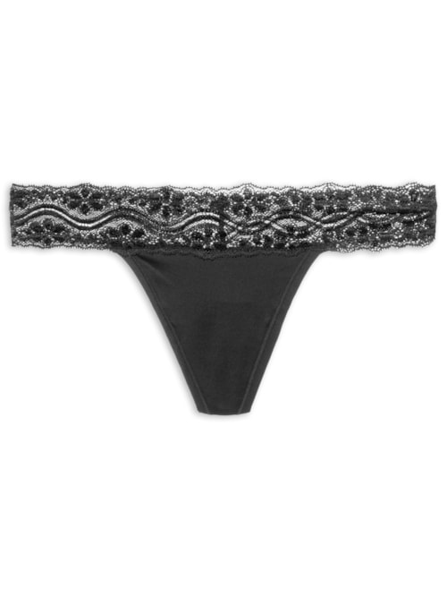 Calcinha Tanga Fio – Preto