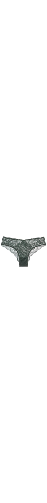 Calcinha Tanga Lace Essencial Lingerie - Verde