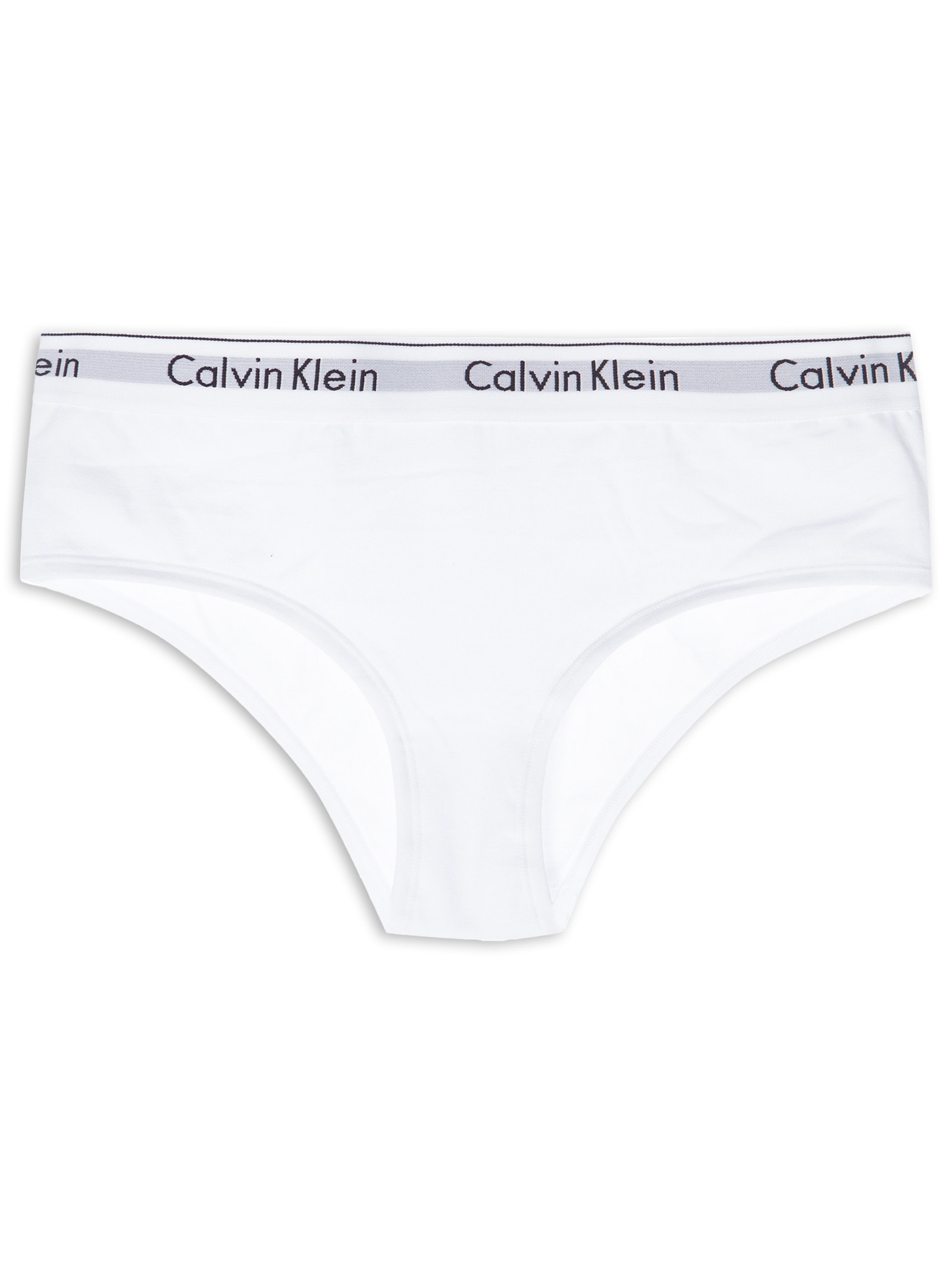 Calcinha Tanga Larga Modern Cotton Branco  Calvin Klein Underwear